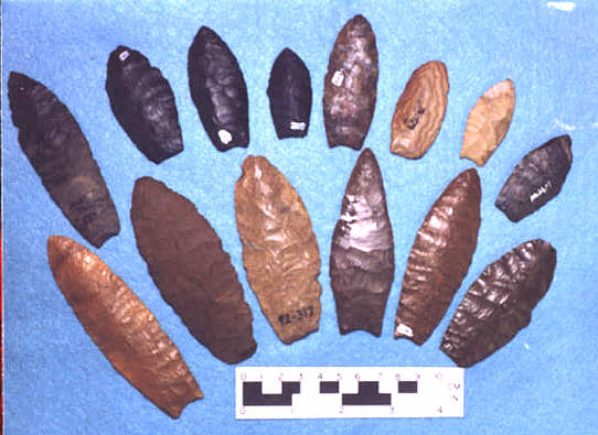 BARNES FLUTED POINT TYPES SIDE B